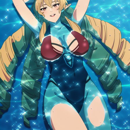 Stickyai, ai generated, anime, mushoku tensei, elinalise dragonroad, breasts