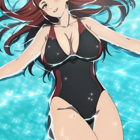Stickyai, ai generated, mushoku tensei, breasts, curvy female