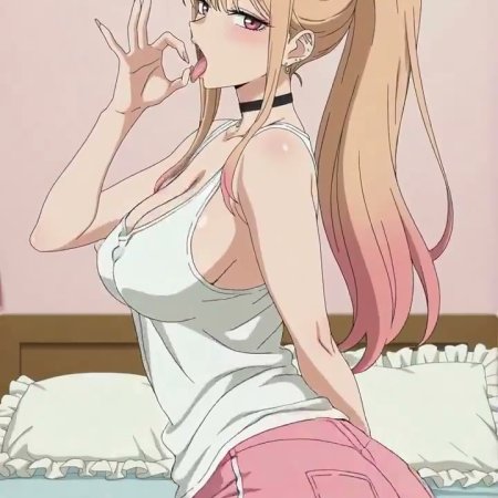 ai generated, my dress up darling, kitagawa marin, blush, breasts, large breasts