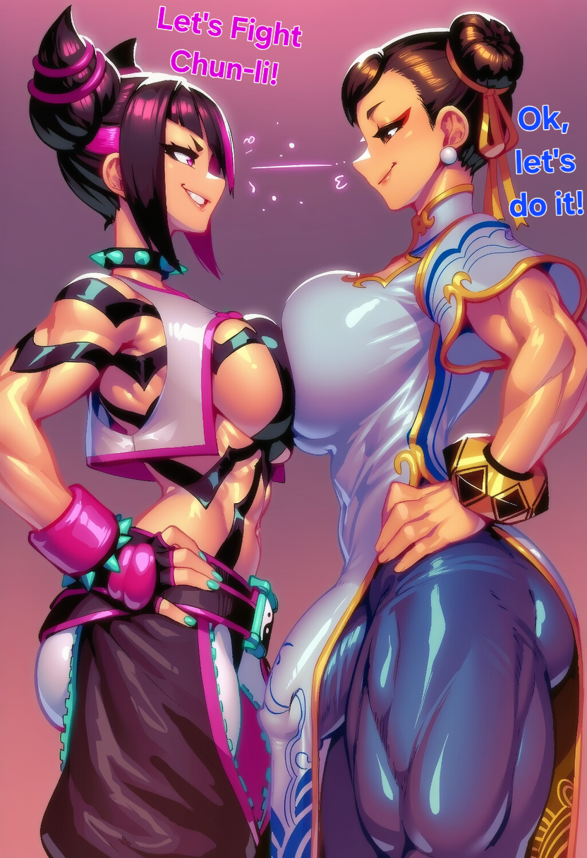 gigiti, trogiai, ai generated, street fighter 6, chun-li, big breasts