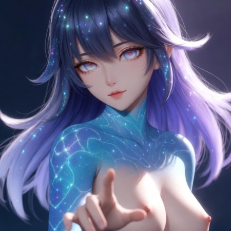 ai assisted, ai generated, anime girl, athletic, boobs