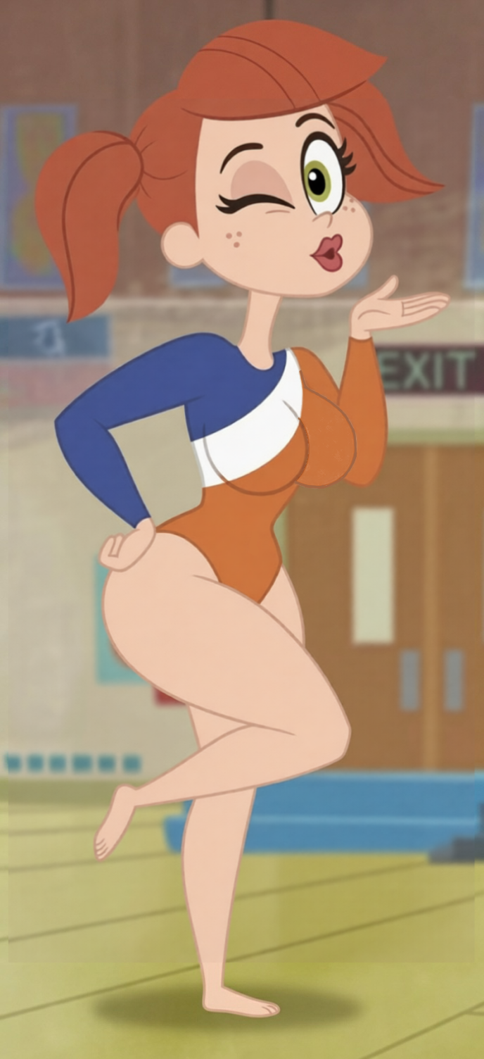ai generated, cartoon network, dc comics, warner brothers, 1girls, big breasts