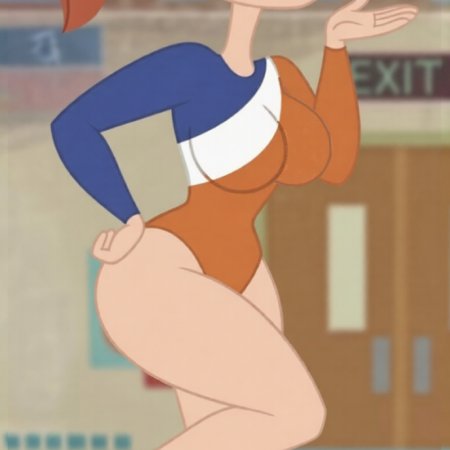 ai generated, cartoon network, dc comics, warner brothers, 1girls, big breasts