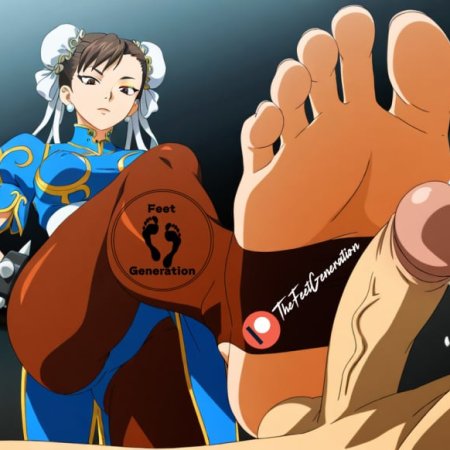 Thefeetgeneration, ai generated, anime, capcom, chun-li, big boobs