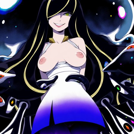 ai generated, nintendo, pokemon, lusamine, breasts, dress