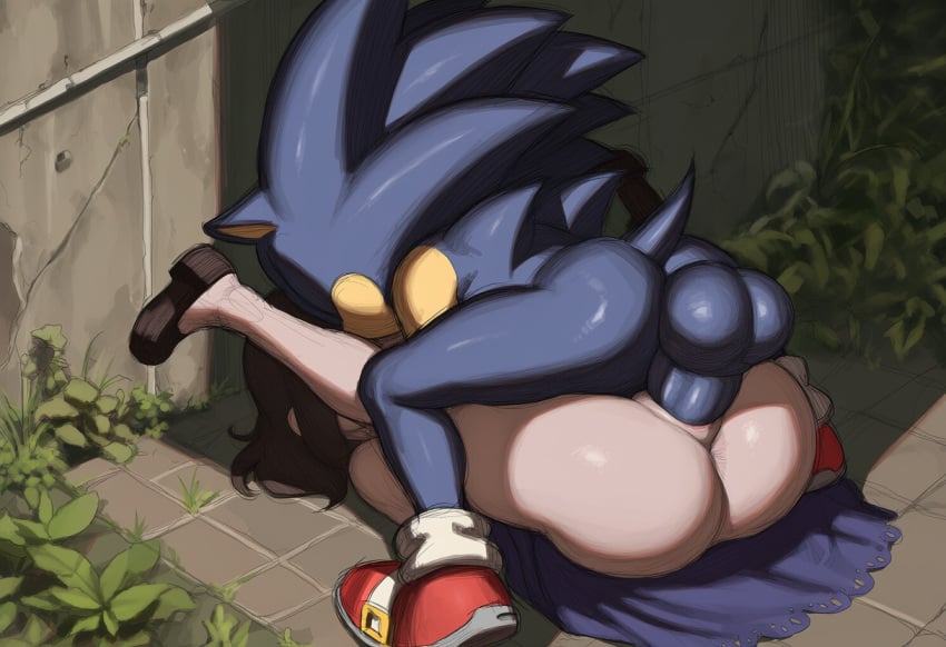 bigtub7775, ai generated, jujutsu kaisen, sega, sonic, orimoto rika