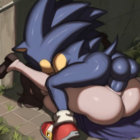 bigtub7775, ai generated, jujutsu kaisen, sega, sonic, orimoto rika