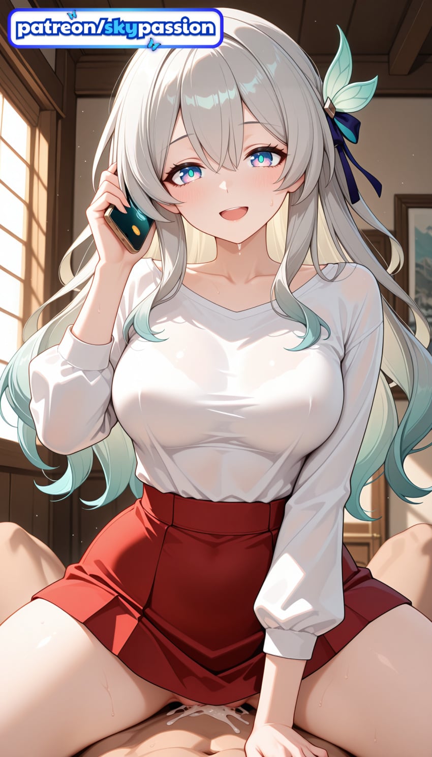 Skypassion, ai assisted, ai generated, honkai: star rail, firefly, breasts