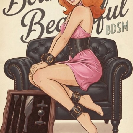 ai generated, scooby-doo, daphne blake, ankle cuffs, armchair, bdsm