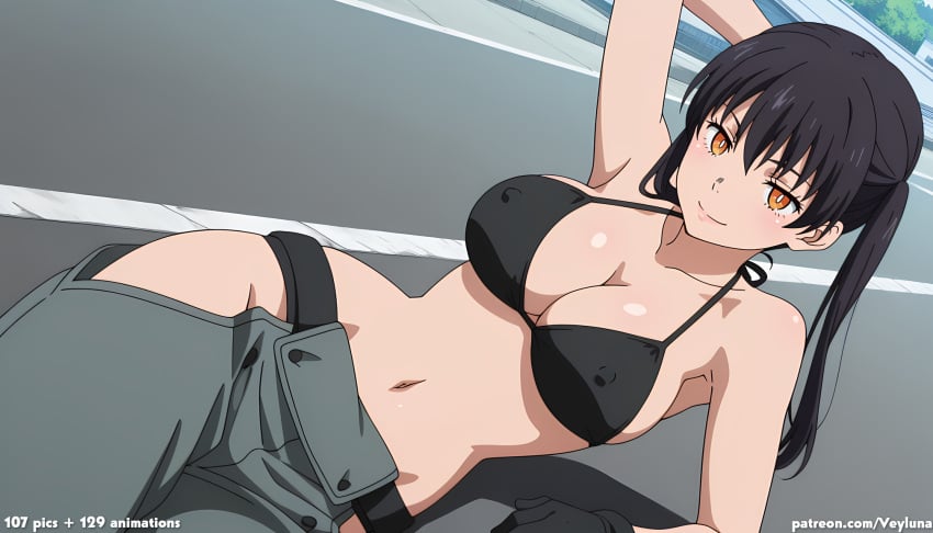 Veyluna, ai generated, enen no shouboutai, kotatsu tamaki, bikini, butt