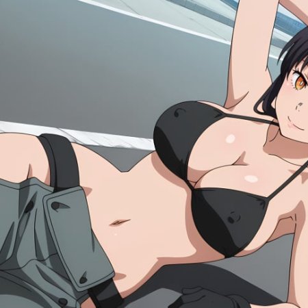 Veyluna, ai generated, enen no shouboutai, kotatsu tamaki, bikini, butt