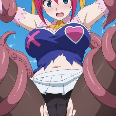 Electroworld, ai generated, fairy tail, chelia blendy, boobs, pantyhose