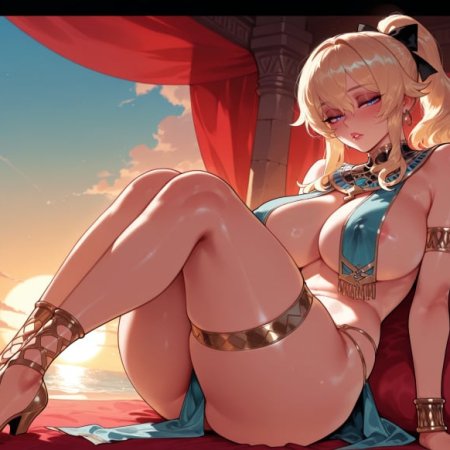 balecxi, ai generated, genshin impact, hoyoverse, jean, covered nipples