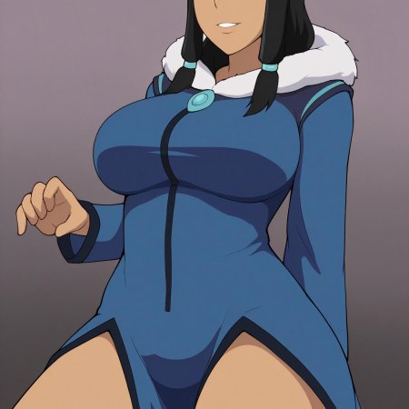 unjobdespiert, ai generated, the legend of korra, eska, bangs, dark skin