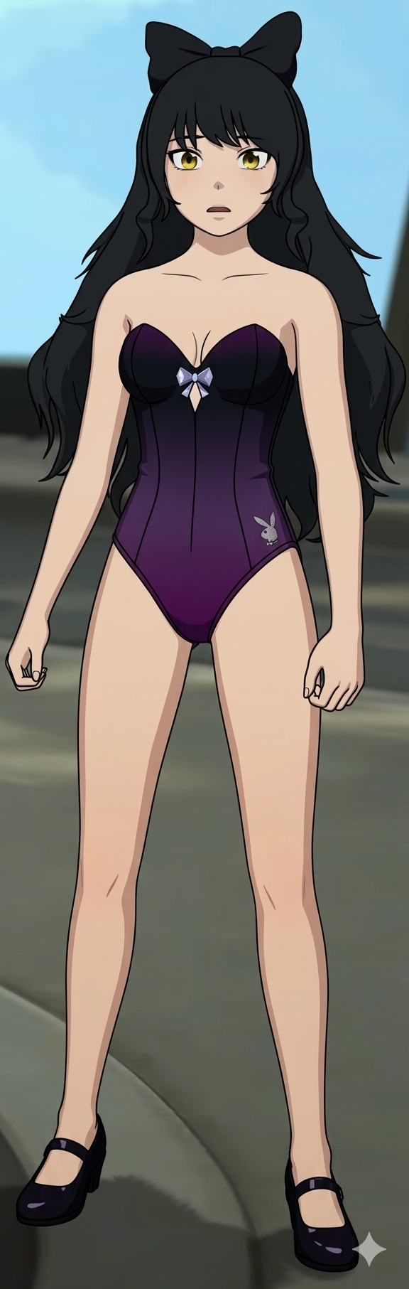 ai generated, rwby, blake belladonna, 1girls, female
