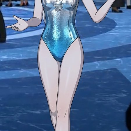 ai generated, rwby, weiss schnee, female, leotard, solo