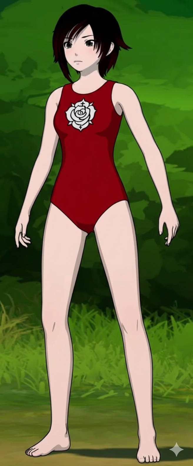 ai generated, rwby, ruby rose, 1girls, female, solo